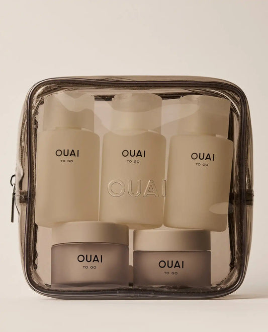 OUAI To Go Refillable Travel Bottle Kit